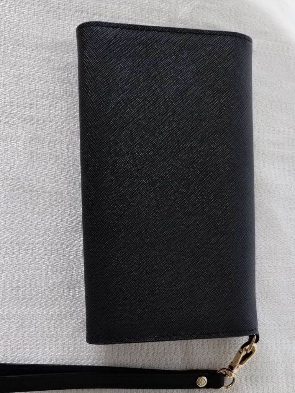 NWOT Kate Spade Black Leather Wristlet Wallet - Picture 3 of 5